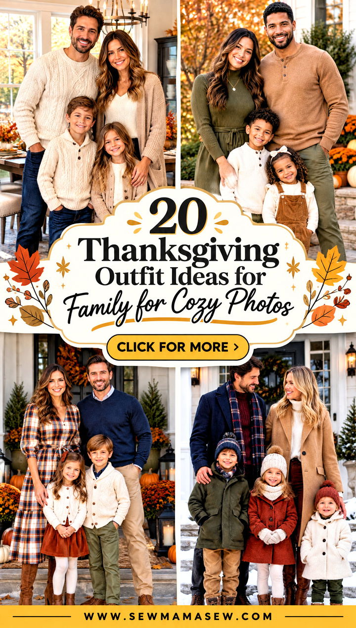 20 Thanksgiving Outfit Ideas for Family for Cozy Photos - 20 Thanksgiving Outfit Ideas for Family for Cozy Photos