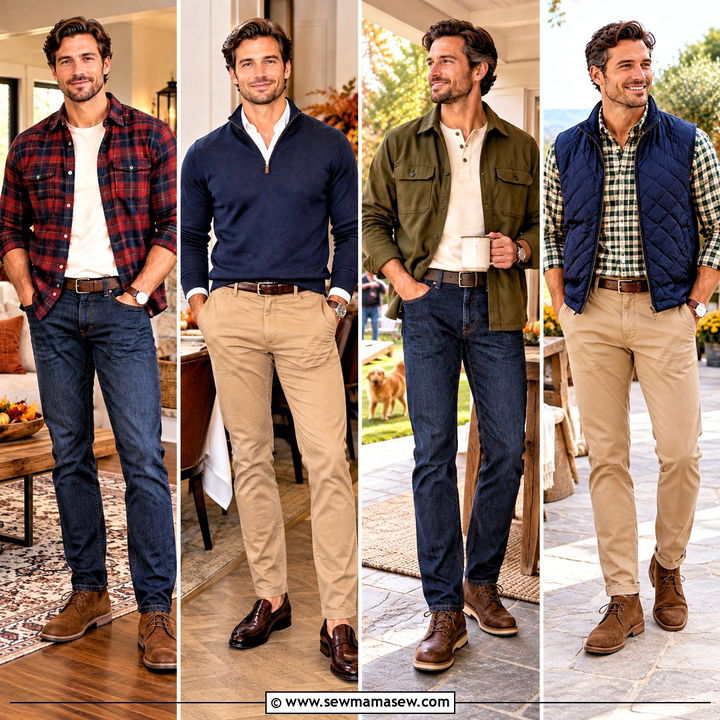 20 Thanksgiving Outfit Ideas for Men for Effortless Style
