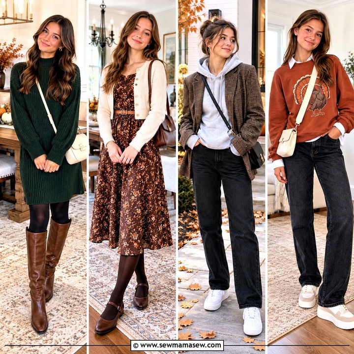 20 Thanksgiving Outfit Ideas for Teens for Cozy Fall Style