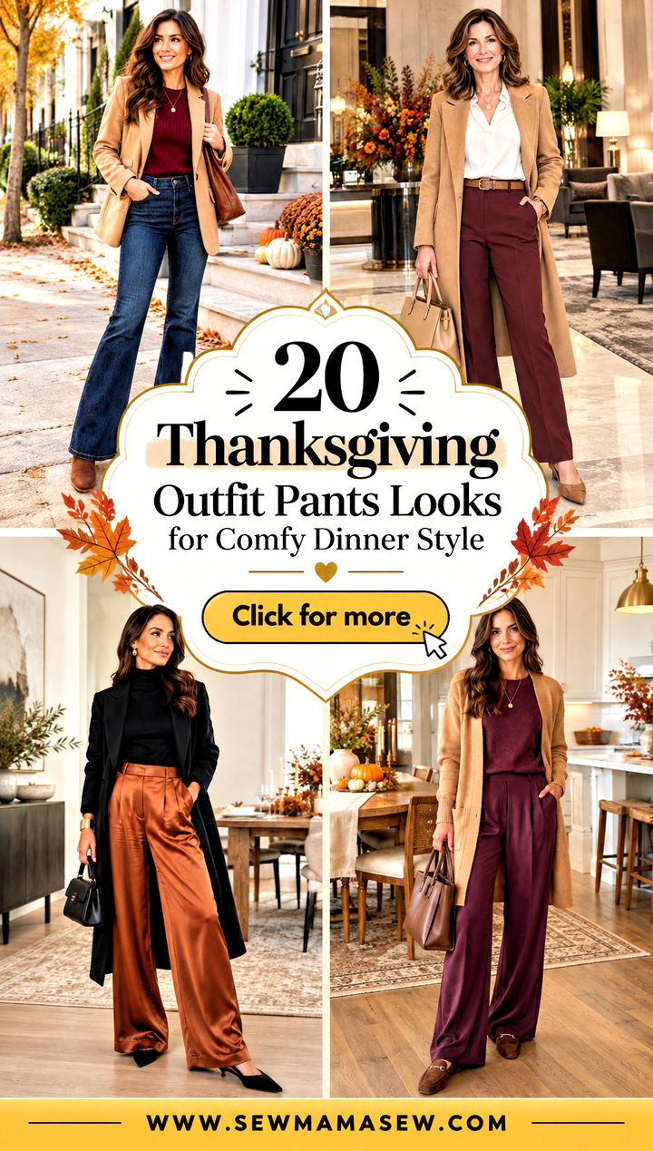 20 Thanksgiving Outfit Pants Looks for Comfy Dinner Style - 20 Thanksgiving Outfit Pants Looks for Comfy Dinner Style