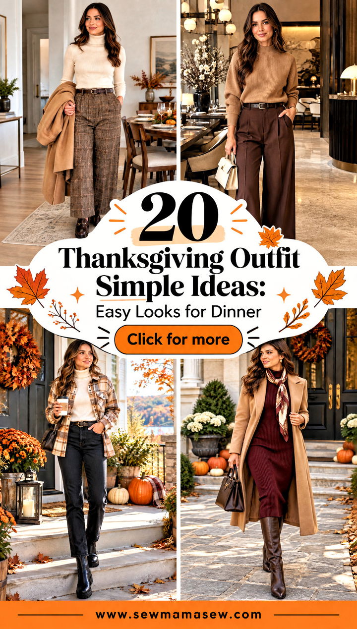 20 Thanksgiving Outfit Simple Ideas Easy Looks for Dinner - 20 Thanksgiving Outfit Simple Ideas: Easy Looks for Dinner