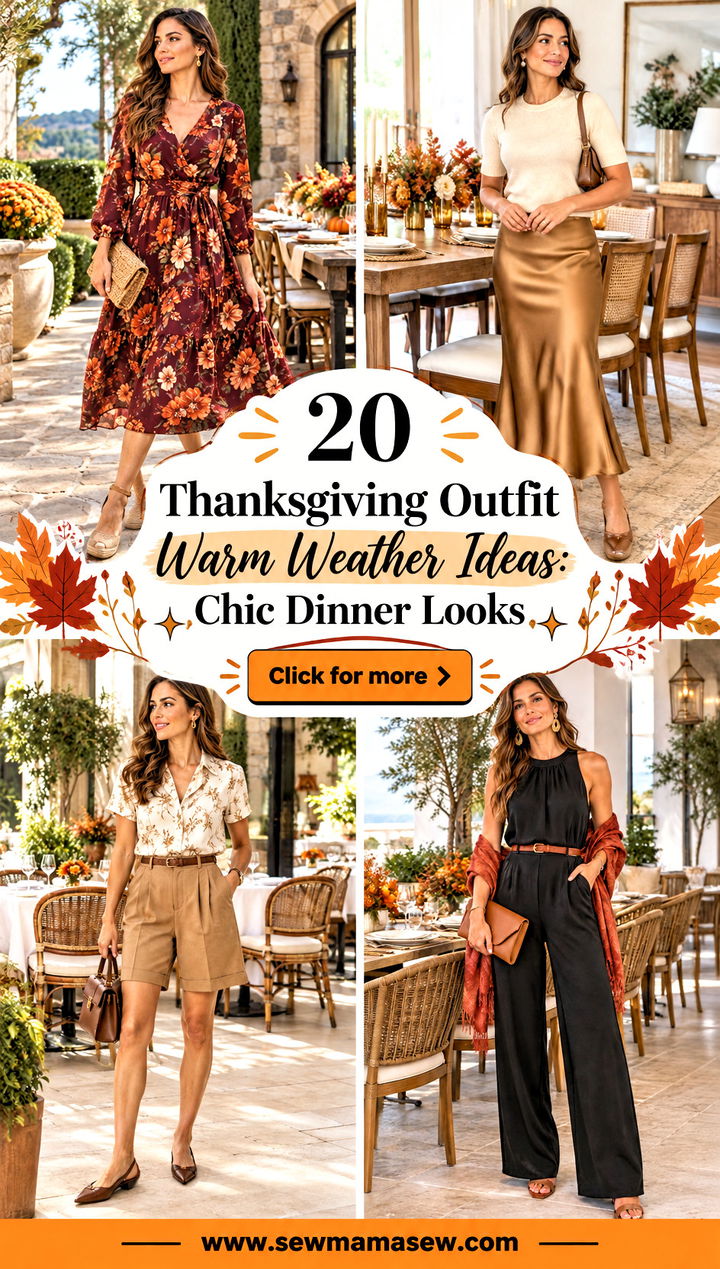 20 Thanksgiving Outfit Warm Weather Ideas Chic Dinner Looks - 20 Thanksgiving Outfit Warm Weather Ideas: Chic Dinner Looks
