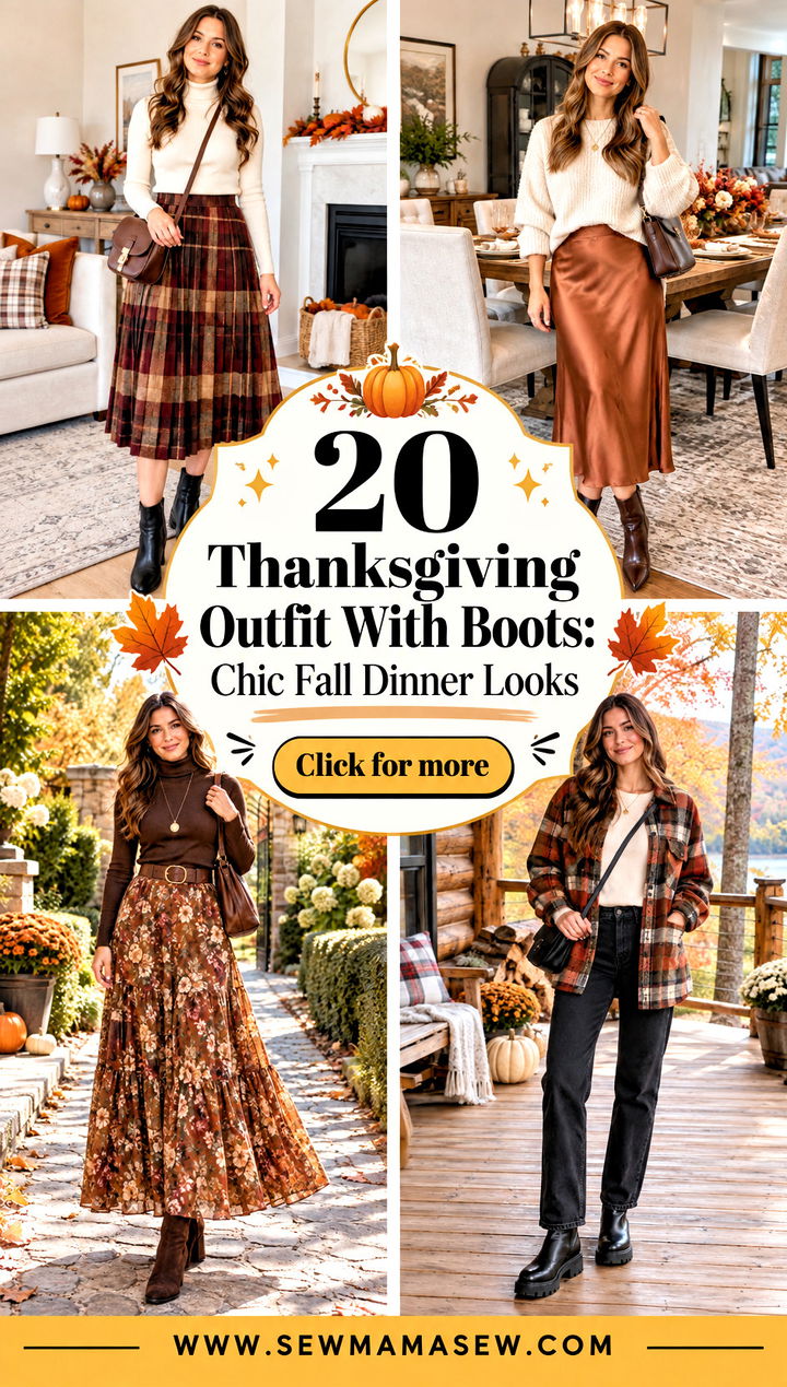20 Thanksgiving Outfit With Boots Chic Fall Dinner Looks - 20 Thanksgiving Outfit With Boots: Chic Fall Dinner Looks