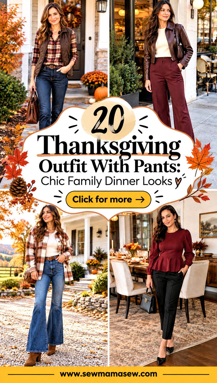 20 Thanksgiving Outfit With Pants Chic Family Dinner Looks - 20 Thanksgiving Outfit With Pants: Chic Family Dinner Looks