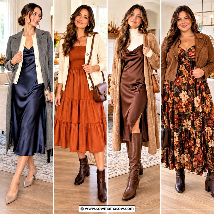20 Thanksgiving Outfits Women Dresses: Charming Dinner Looks