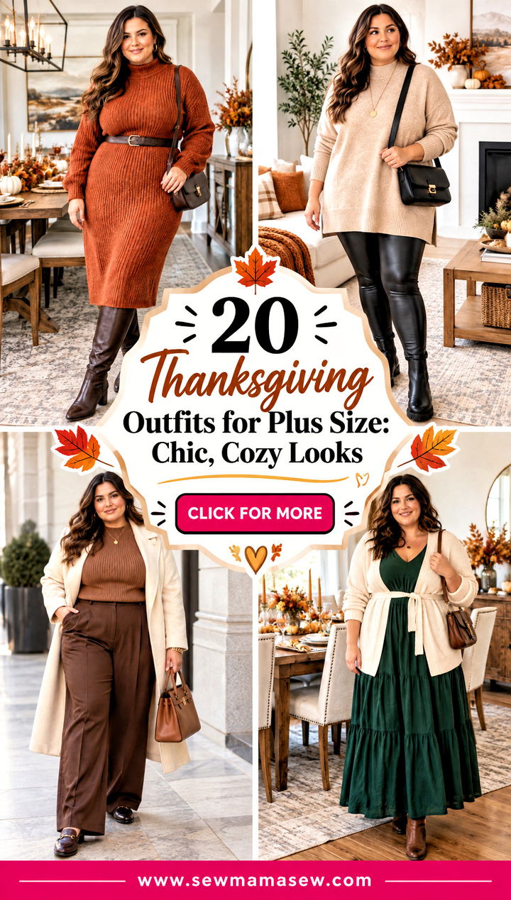 20 Thanksgiving Outfits for Plus Size Chic Cozy Looks - 20 Thanksgiving Outfits for Plus Size: Chic, Cozy Looks