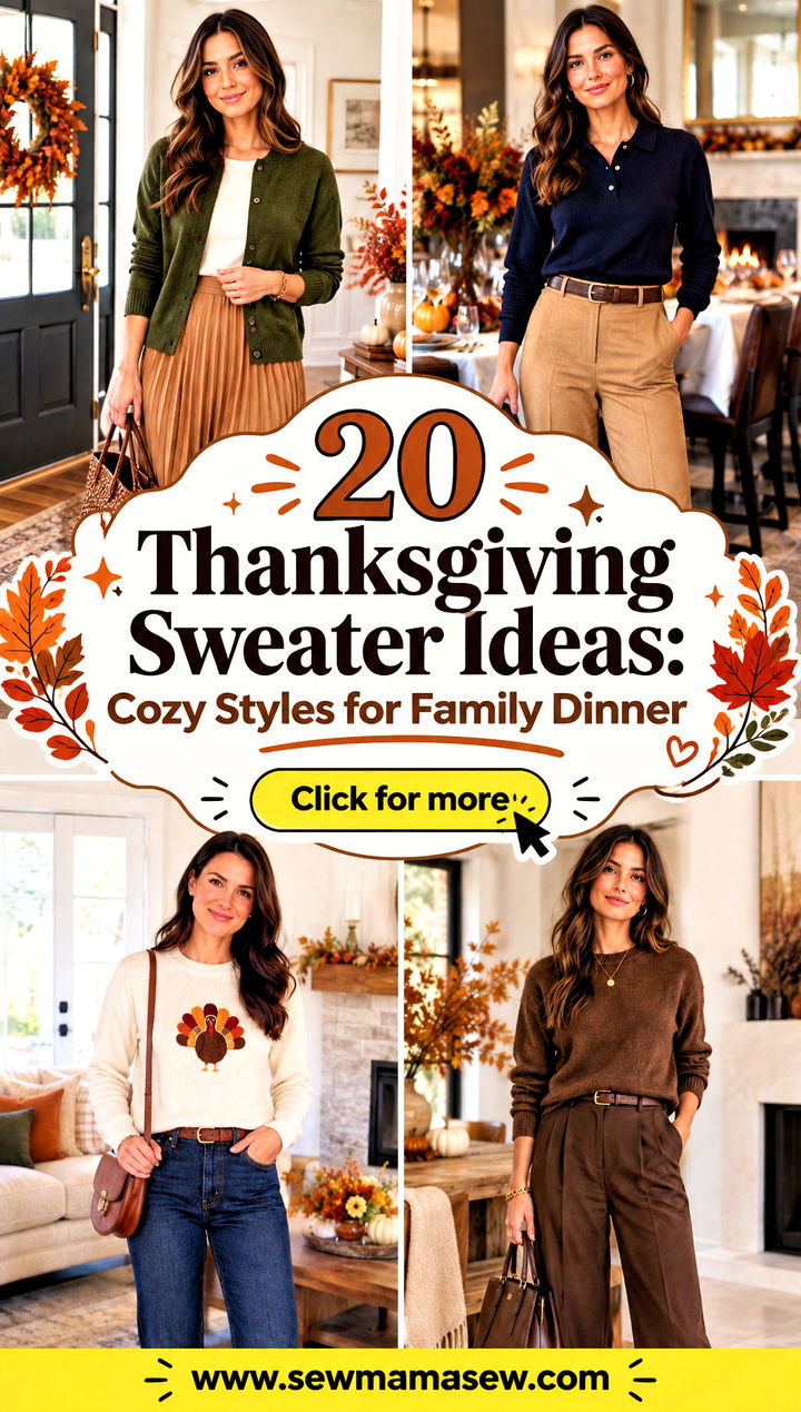 20 Thanksgiving Sweater Ideas Cozy Styles for Family Dinner - 20 Thanksgiving Sweater Ideas: Cozy Styles for Family Dinner