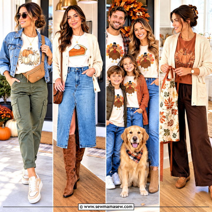 20 Thanksgiving Tshirt Ideas for a Festive, Relaxed Look