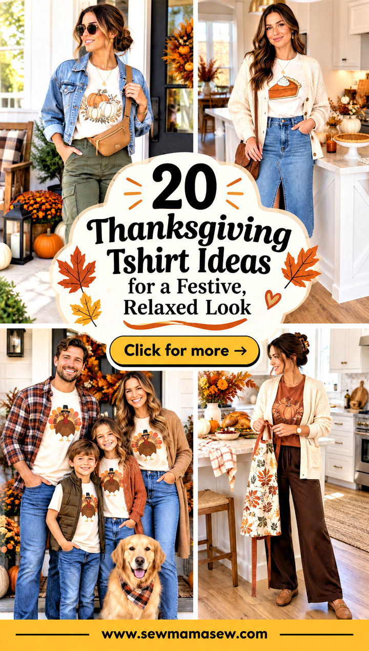20 Thanksgiving Tshirt Ideas for a Festive Relaxed Look - 20 Thanksgiving Tshirt Ideas for a Festive, Relaxed Look
