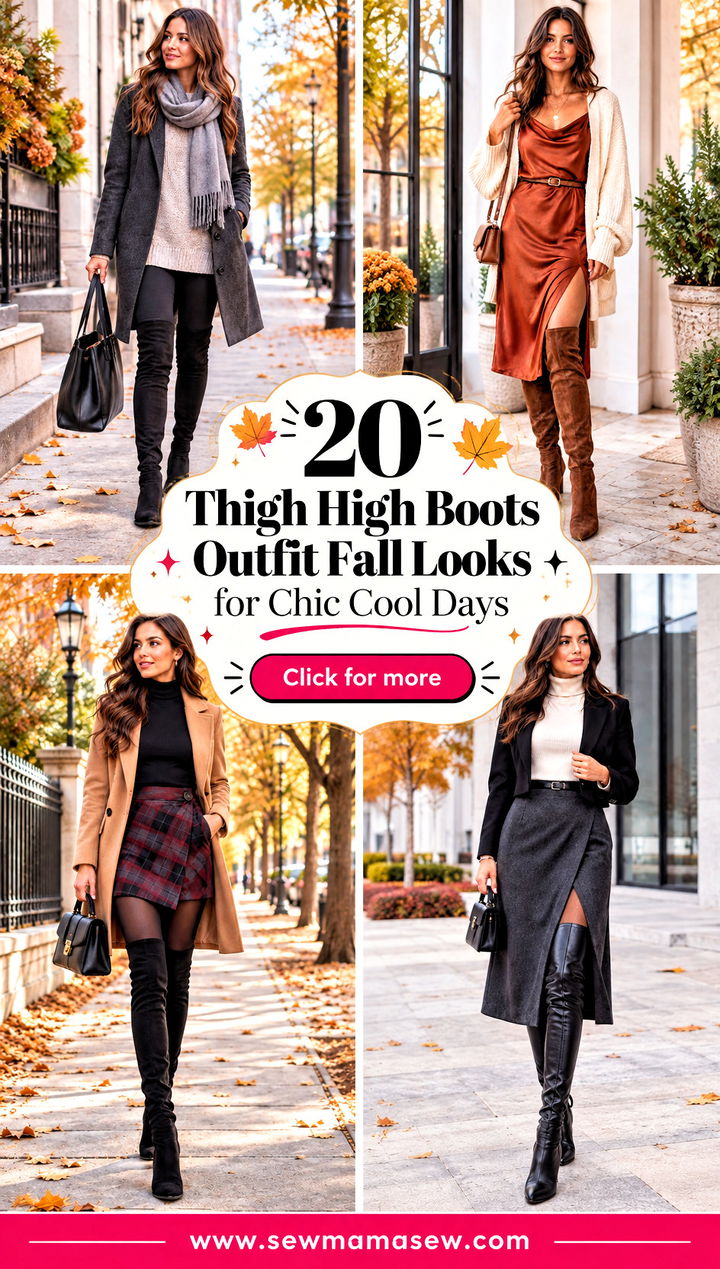 20 Thigh High Boots Outfit Fall Looks for Chic Cool Days - 20 Thigh High Boots Outfit Fall Looks for Chic Cool Days