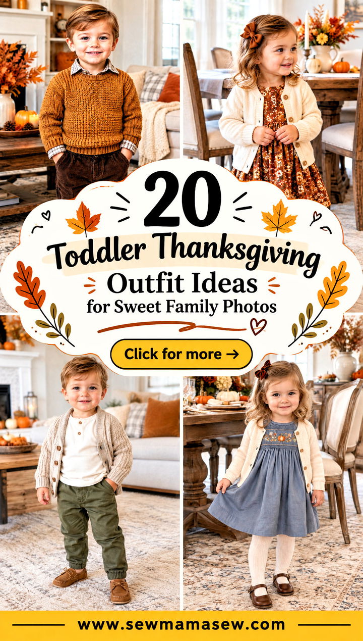 20 Toddler Thanksgiving Outfit Ideas for Sweet Family Photos - 20 Toddler Thanksgiving Outfit Ideas for Sweet Family Photos
