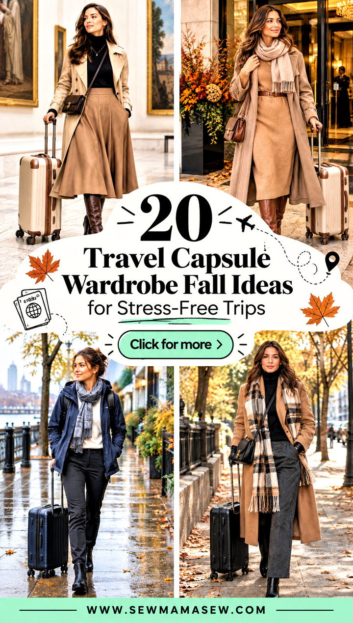 20 Travel Capsule Wardrobe Fall Ideas for Stress-Free Trips - 20 Travel Capsule Wardrobe Fall Ideas for Stress-Free Trips