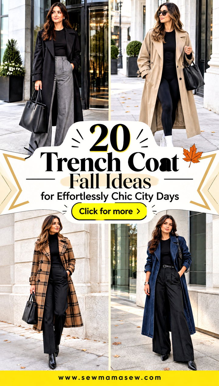 20 Trench Coat Fall Ideas for Effortlessly Chic City Days - 20 Trench Coat Fall Ideas for Effortlessly Chic City Days