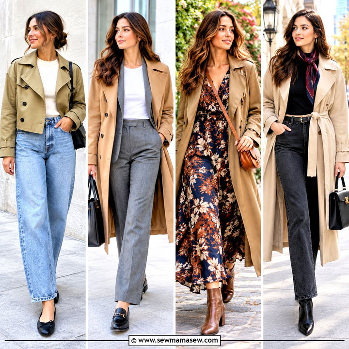 20 Trench Coat Outfit Autumn Ideas for Chic Everyday Style