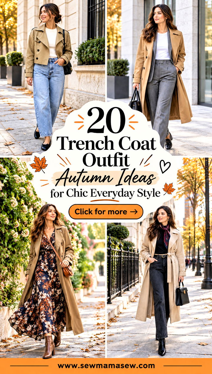 20 Trench Coat Outfit Autumn Ideas for Chic Everyday Style - 20 Trench Coat Outfit Autumn Ideas for Chic Everyday Style