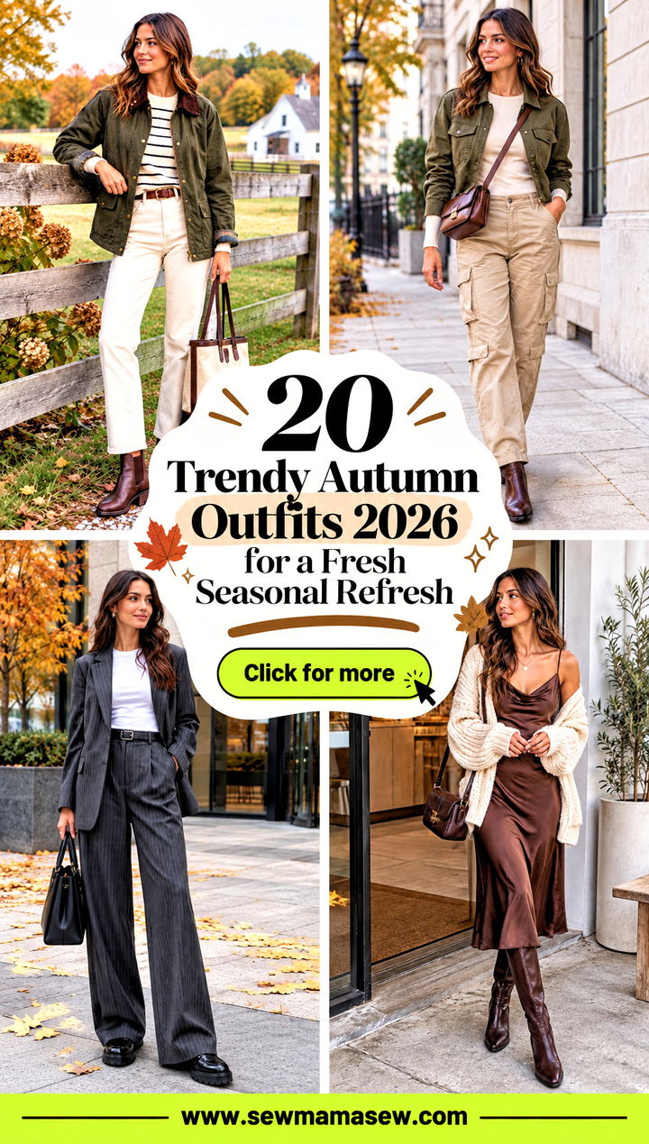 20 Trendy Autumn Outfits 2026 for a Fresh Seasonal Refresh - 20 Trendy Autumn Outfits 2026 for a Fresh Seasonal Refresh