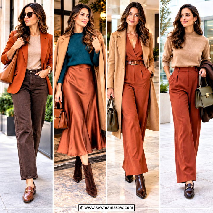 20 True Autumn Palette Outfits for Rich, Cozy Everyday Style