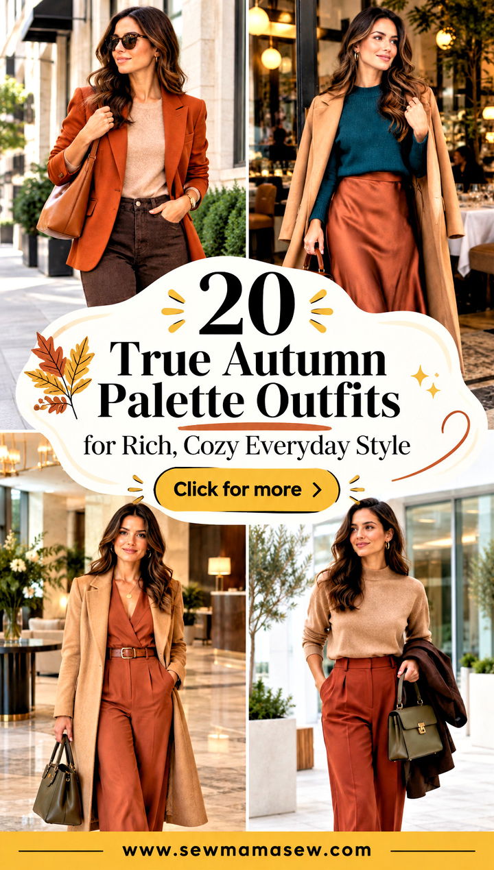 20 True Autumn Palette Outfits for Rich Cozy Everyday Style - 20 True Autumn Palette Outfits for Rich, Cozy Everyday Style