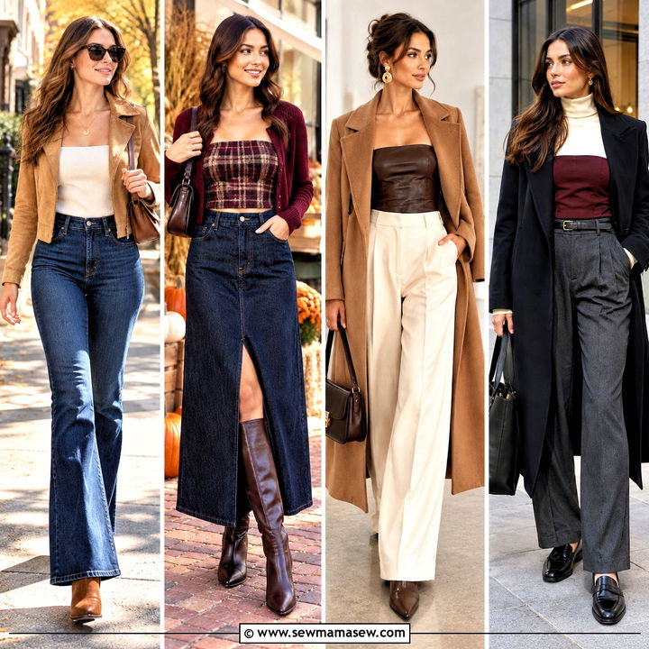 20 Tube Top Fall Outfit Ideas for Bold Stylish Layering