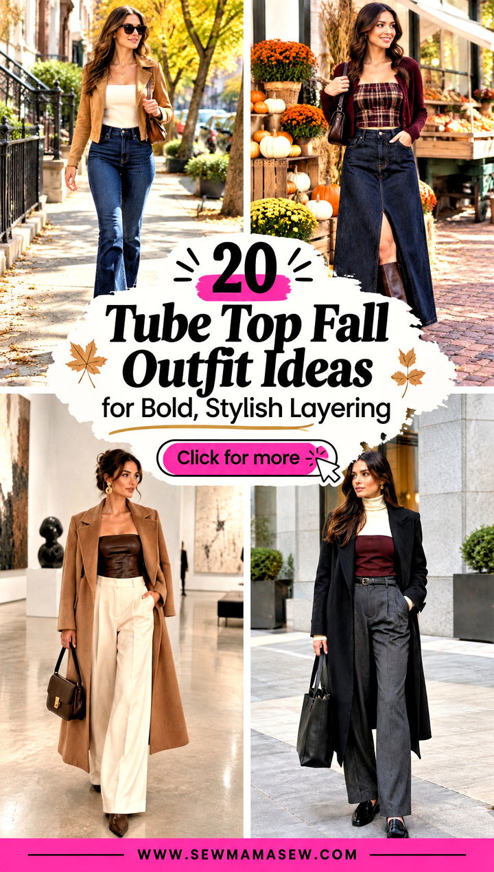 20 Tube Top Fall Outfit Ideas for Bold Stylish Layering - 20 Tube Top Fall Outfit Ideas for Bold, Stylish Layering