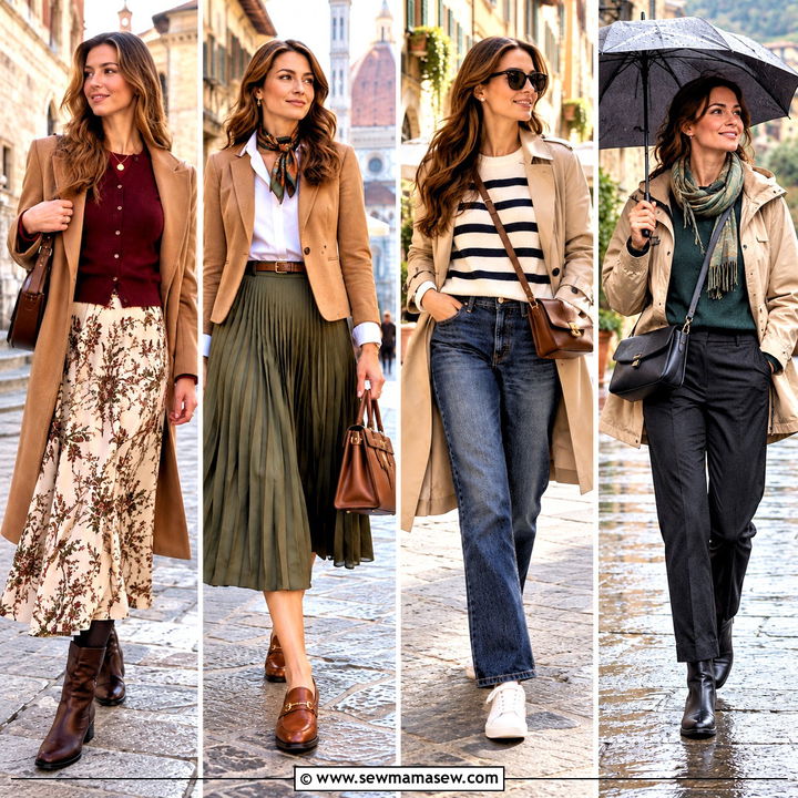 20 Tuscany Fall Outfit Ideas for Charming Autumn Getaways