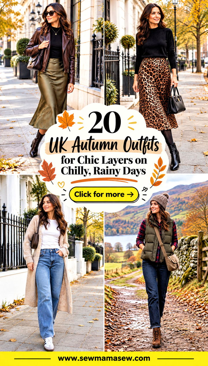 20 UK Autumn Outfits for Chic Layers on Chilly Rainy Days - 20 UK Autumn Outfits for Chic Layers on Chilly, Rainy Days