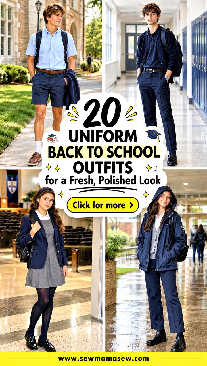 20 Uniform Back to School Outfits for a Fresh Polished Look - 20 Uniform Back to School Outfits for a Fresh, Polished Look