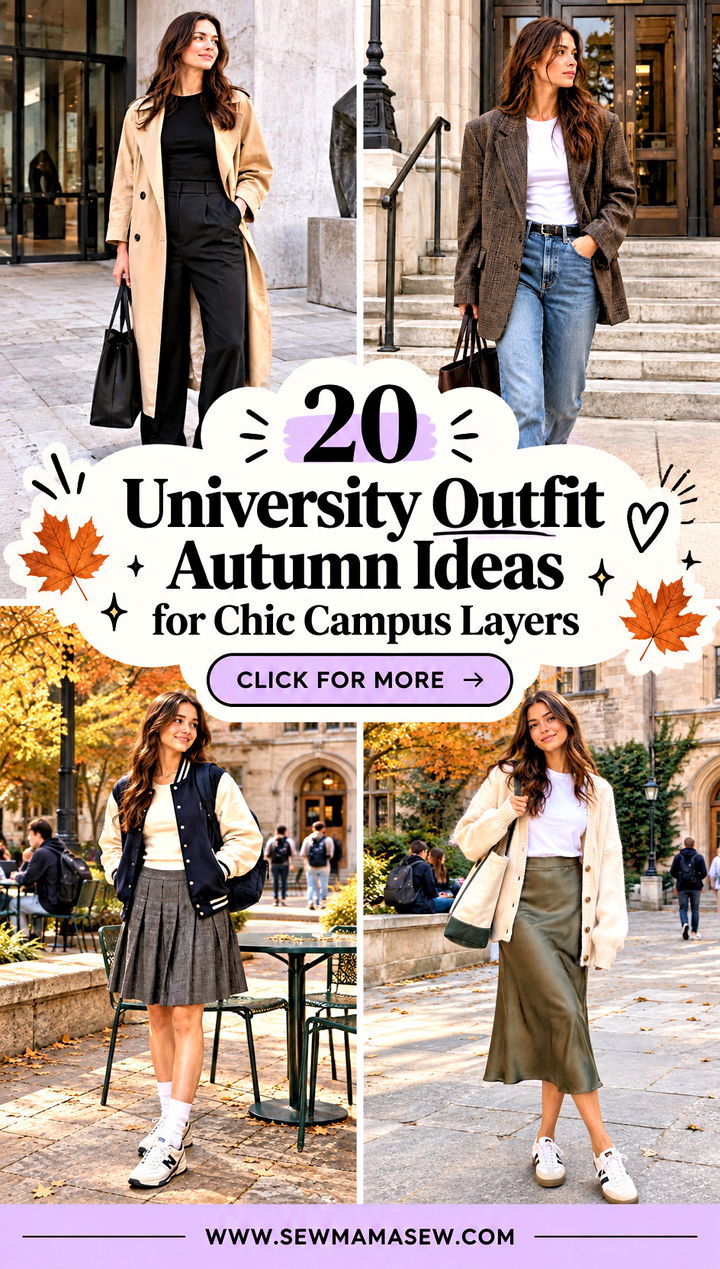 20 University Outfit Autumn Ideas for Chic Campus Layers - 20 University Outfit Autumn Ideas for Chic Campus Layers