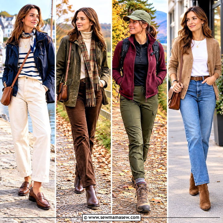 20 Vacation Fall Outfits for Chic Comfortable Getaway Style