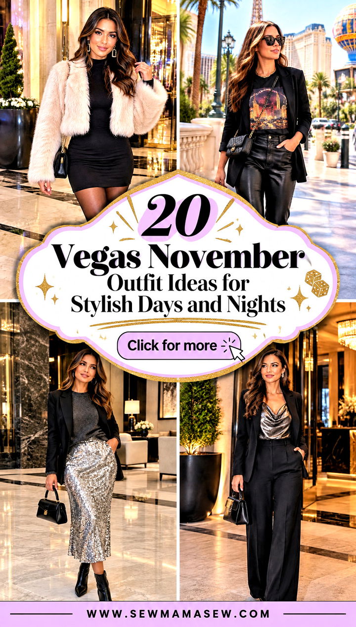 20 Vegas November Outfit Ideas for Stylish Days and Nights - 20 Vegas November Outfit Ideas for Stylish Days and Nights
