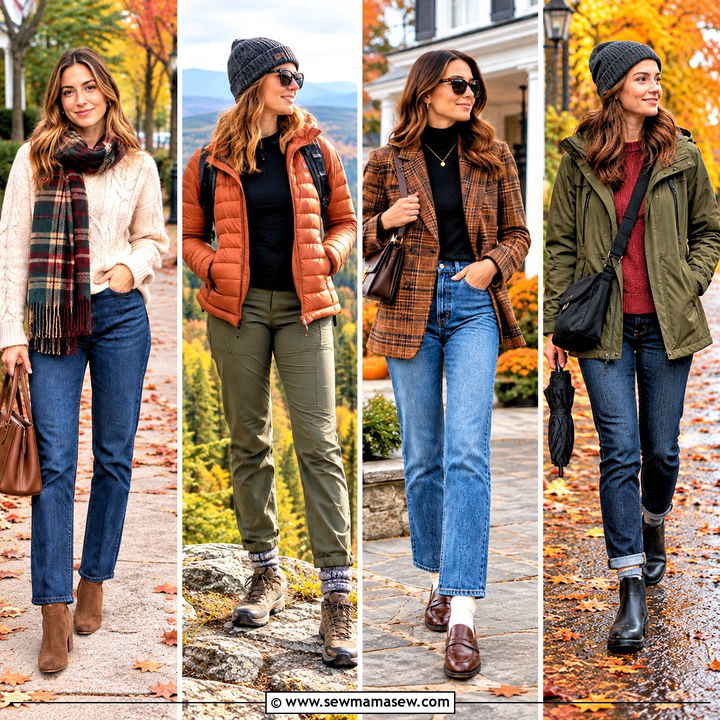 20 Vermont Fall Outfit Ideas for Cozy Leaf-Peeping Trips