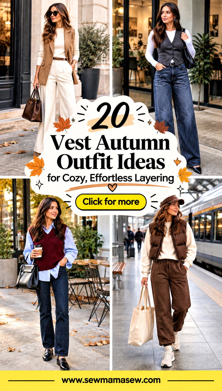 20 Vest Autumn Outfit Ideas for Cozy Effortless Layering - 20 Vest Autumn Outfit Ideas for Cozy, Effortless Layering