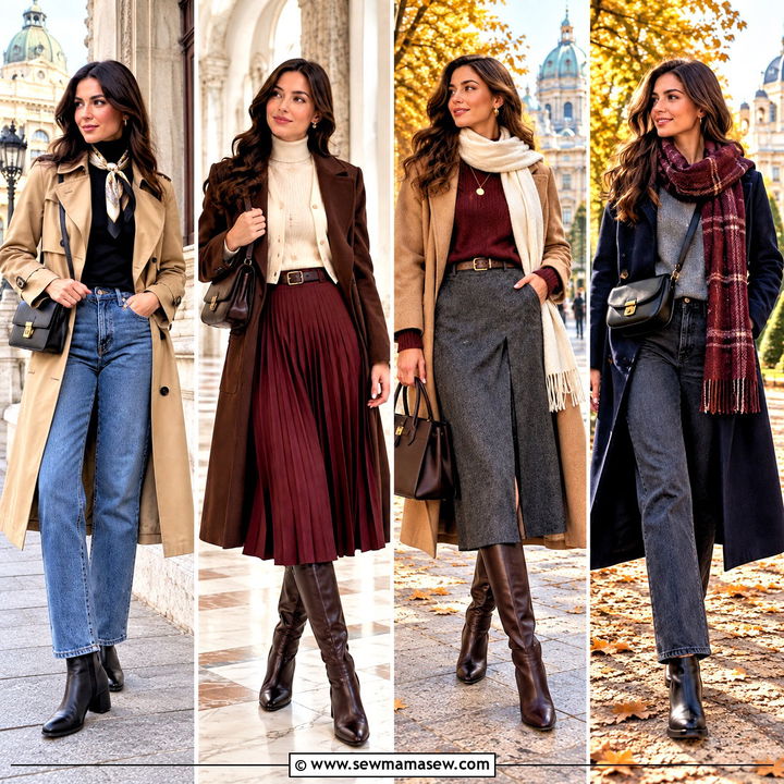 20 Vienna Outfit Autumn Ideas for Chic City Walks and Cafes