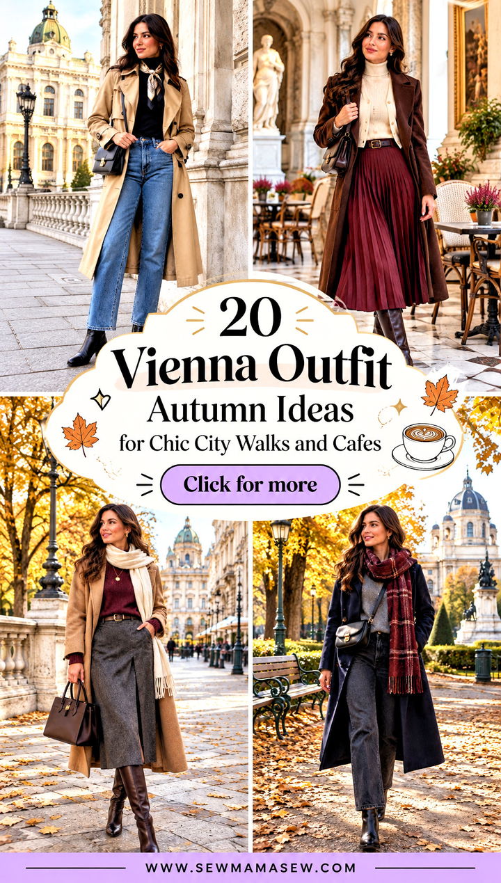 20 Vienna Outfit Autumn Ideas for Chic City Walks and Cafes - 20 Vienna Outfit Autumn Ideas for Chic City Walks and Cafes