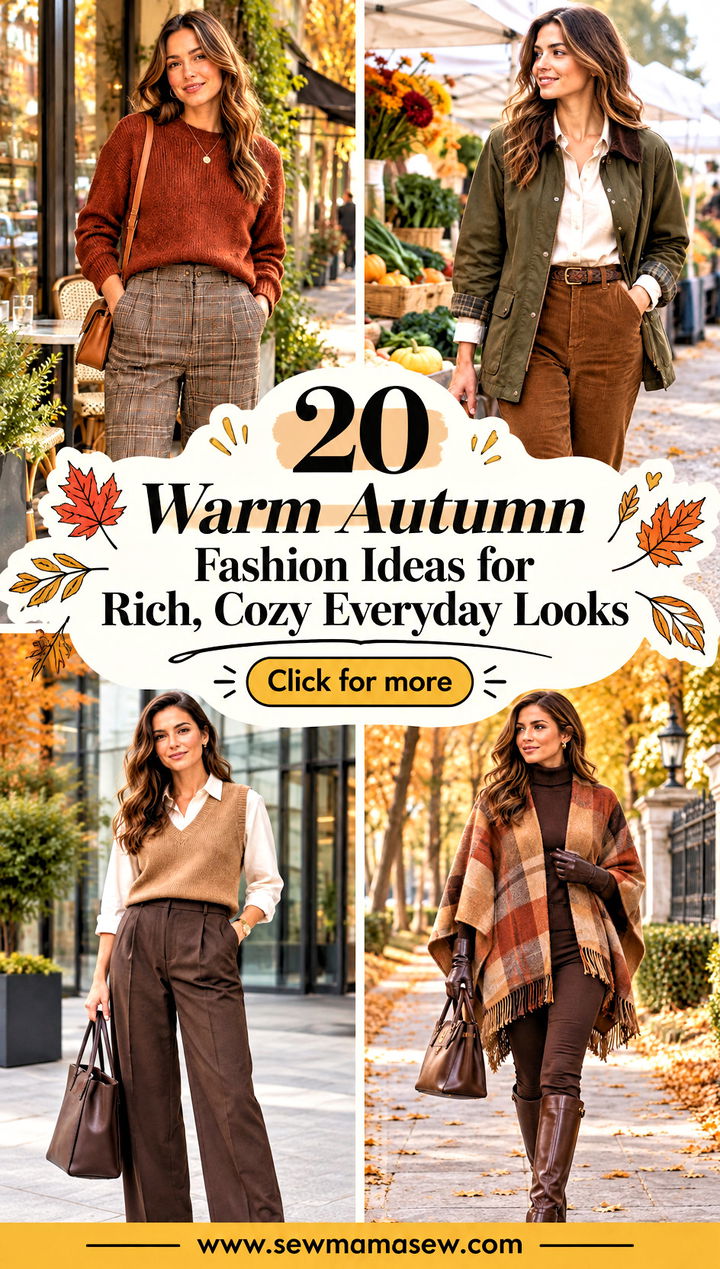 20 Warm Autumn Fashion Ideas for Rich Cozy Everyday Looks - 20 Warm Autumn Fashion Ideas for Rich, Cozy Everyday Looks