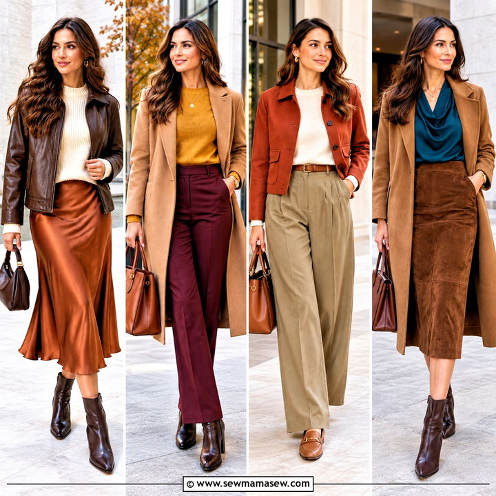 20 Warm Autumn Outfits Color Palettes for Cozy Fall Looks