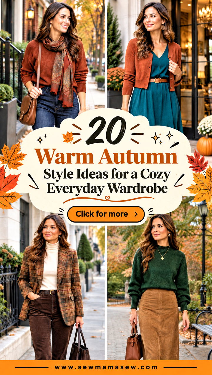 20 Warm Autumn Style Ideas for a Cozy Everyday Wardrobe - 20 Warm Autumn Style Ideas for a Cozy Everyday Wardrobe