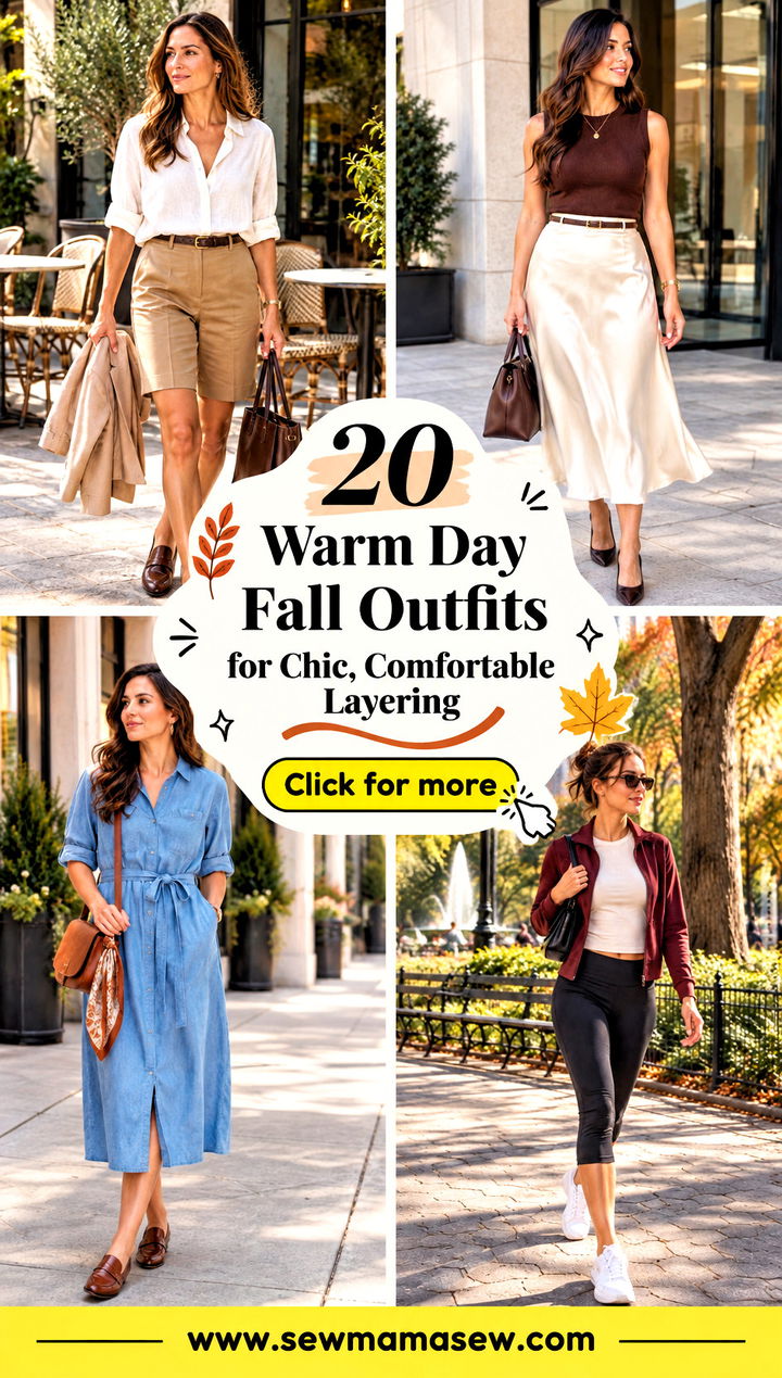 20 Warm Day Fall Outfits for Chic Comfortable Layering - 20 Warm Day Fall Outfits for Chic, Comfortable Layering