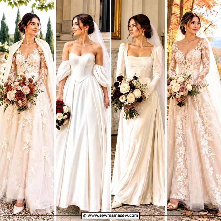 20 Wedding Dress for Fall Ideas for a Cozy Romantic Day