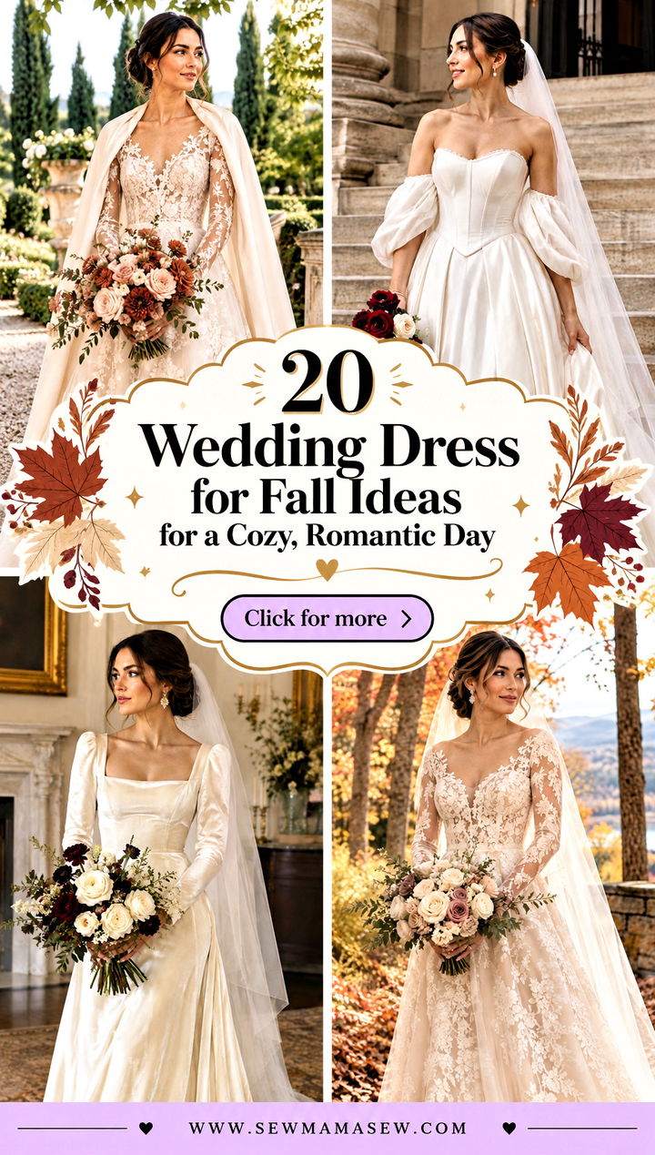 20 Wedding Dress for Fall Ideas for a Cozy Romantic Day - 20 Wedding Dress for Fall Ideas for a Cozy, Romantic Day
