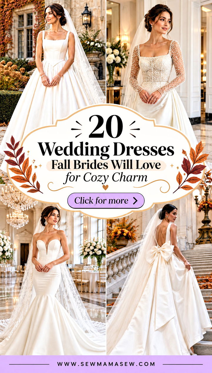 20 Wedding Dresses Fall Brides Will Love for Cozy Charm - 20 Wedding Dresses Fall Brides Will Love for Cozy Charm