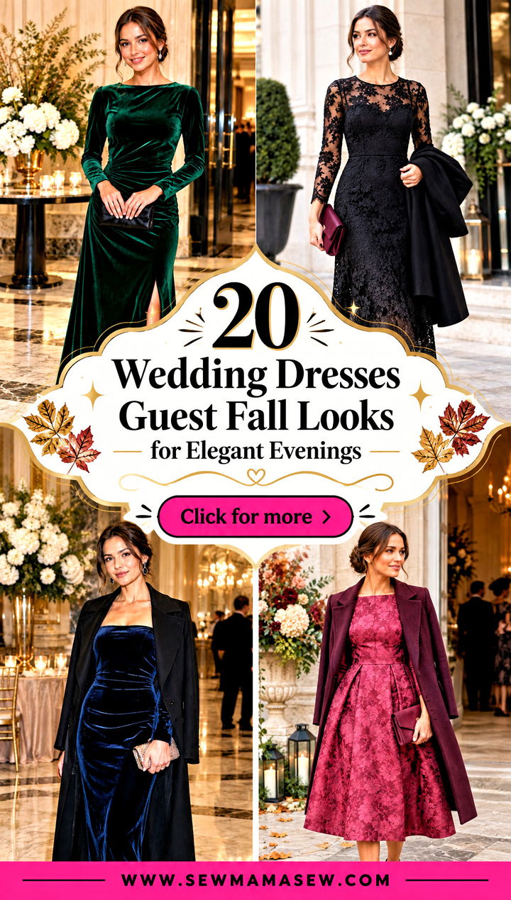 20 Wedding Dresses Guest Fall Looks for Elegant Evenings - 20 Wedding Dresses Guest Fall Looks for Elegant Evenings