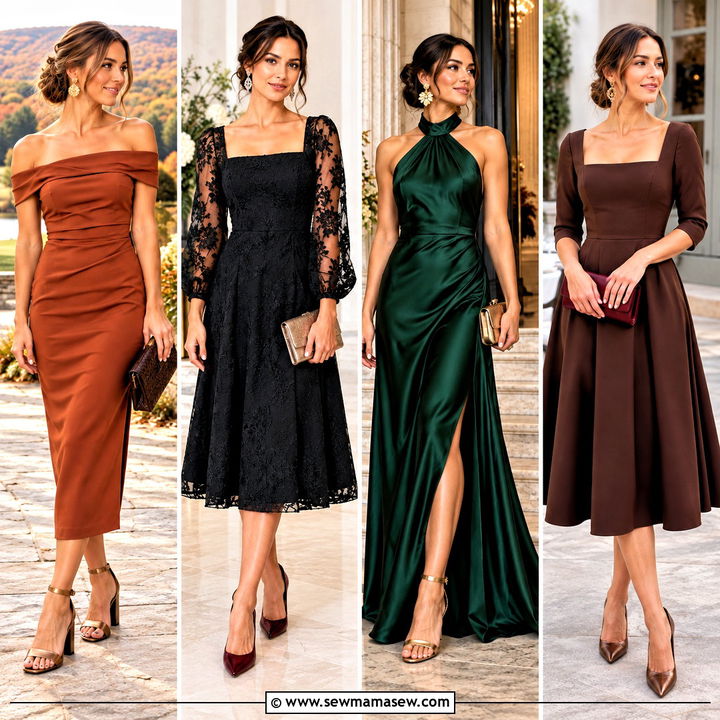 20 Wedding Guest Dresses Fall Celebrations Call for Chic