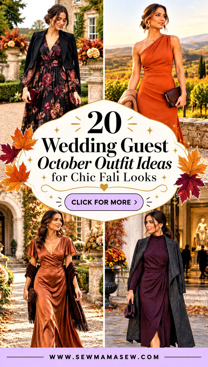 20 Wedding Guest October Outfit Ideas for Chic Fall Looks - 20 Wedding Guest October Outfit Ideas for Chic Fall Looks