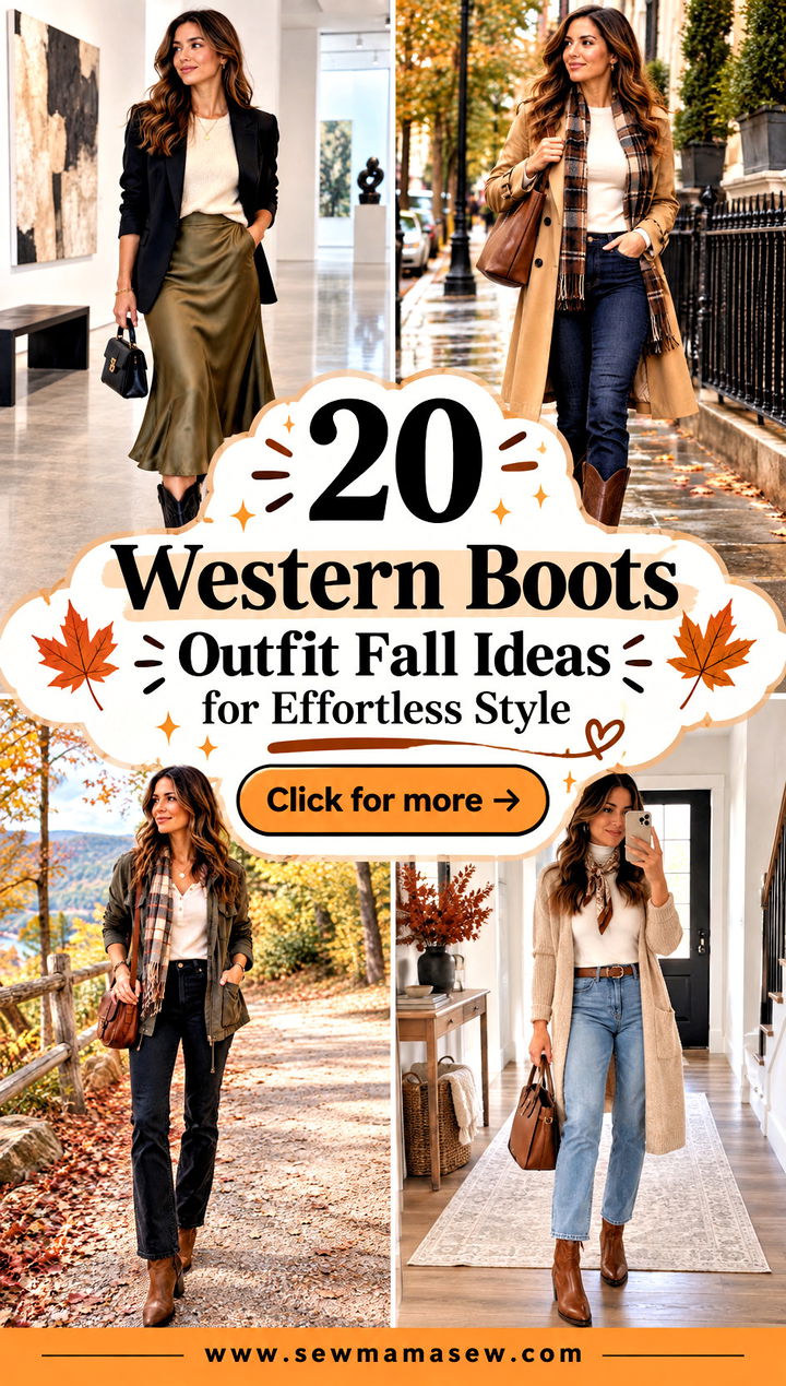 20 Western Boots Outfit Fall Ideas for Effortless Style - 20 Western Boots Outfit Fall Ideas for Effortless Style