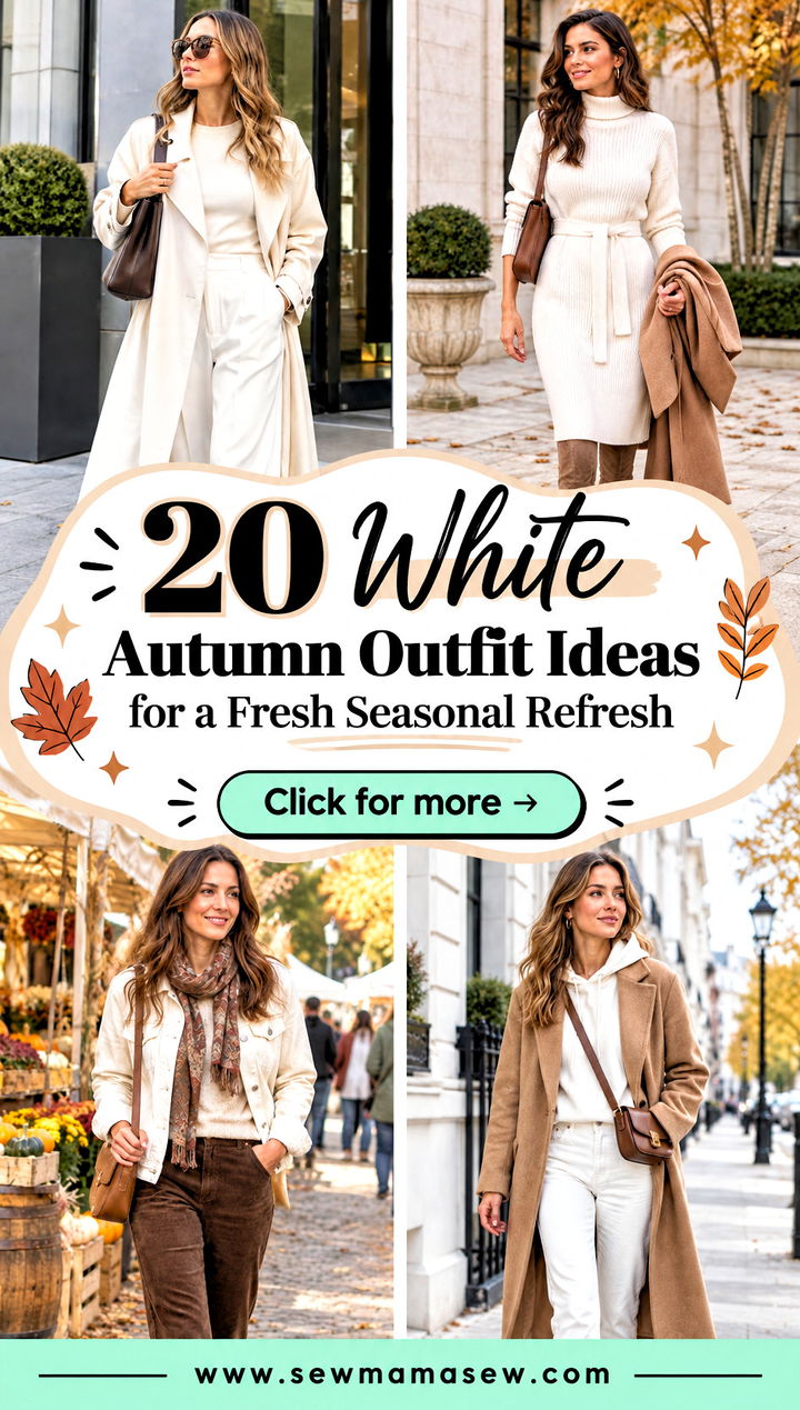 20 White Autumn Outfit Ideas for a Fresh Seasonal Refresh - 20 White Autumn Outfit Ideas for a Fresh Seasonal Refresh
