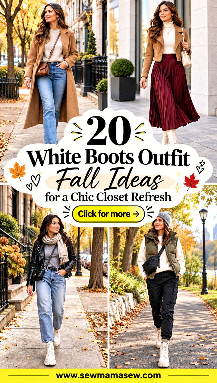 20 White Boots Outfit Fall Ideas for a Chic Closet Refresh - 20 White Boots Outfit Fall Ideas for a Chic Closet Refresh