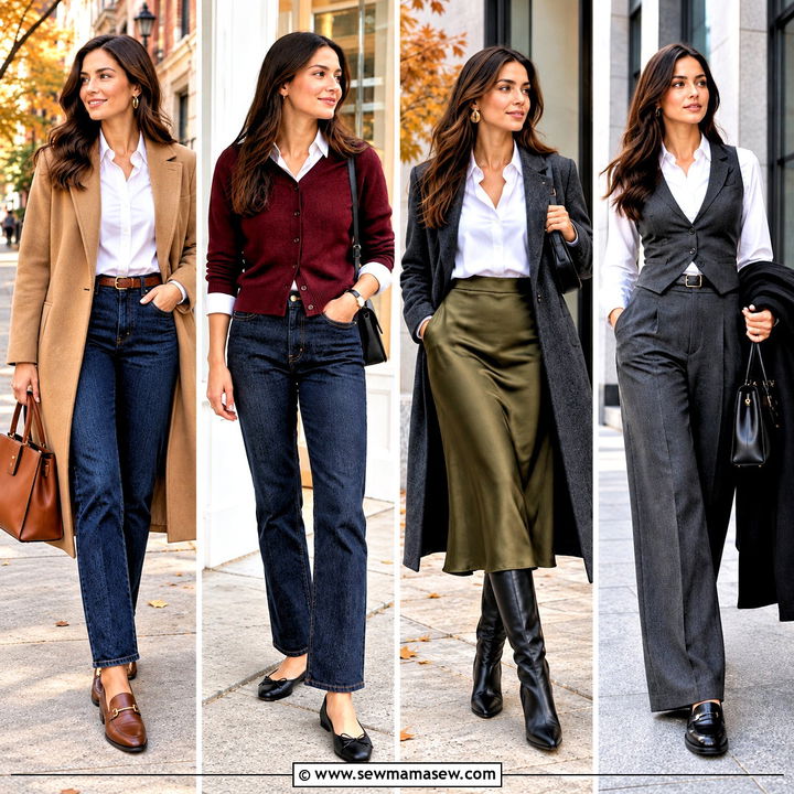 20 White Button Down Shirt Outfit Fall Ideas to Feel Chic