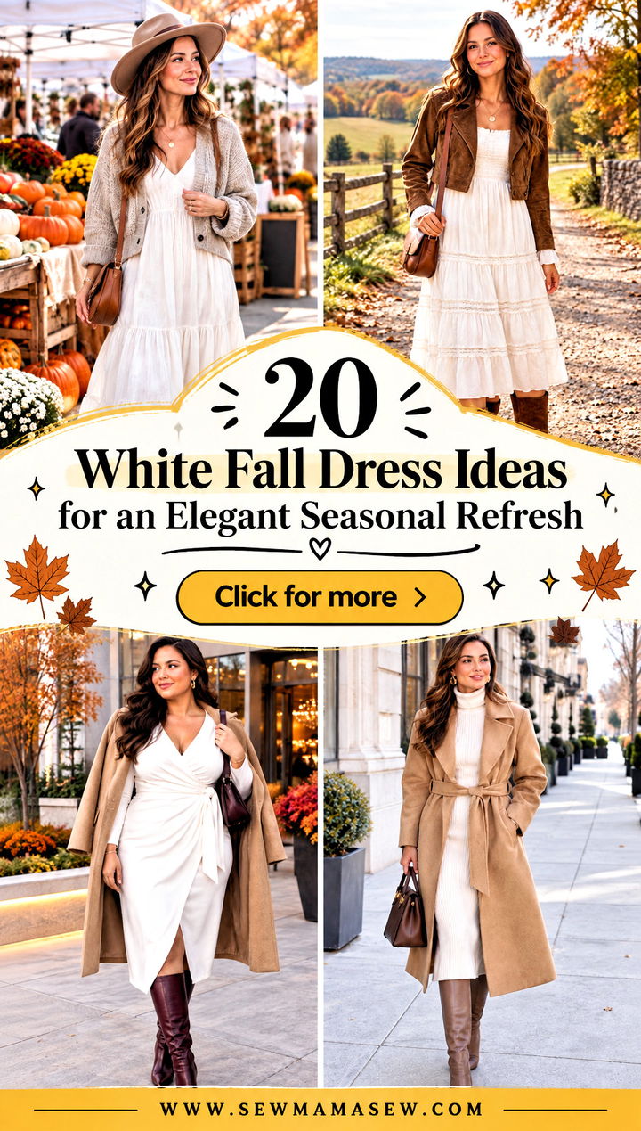 20 White Fall Dress Ideas for an Elegant Seasonal Refresh - 20 White Fall Dress Ideas for an Elegant Seasonal Refresh