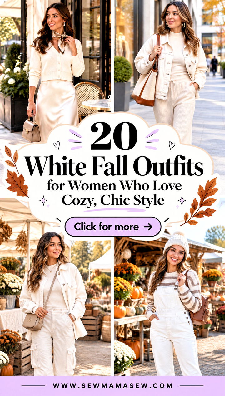20 White Fall Outfits for Women Who Love Cozy Chic Style - 20 White Fall Outfits for Women Who Love Cozy, Chic Style